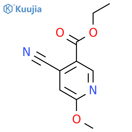 Ethyl 4-cyano-6-methoxynicotinate structure