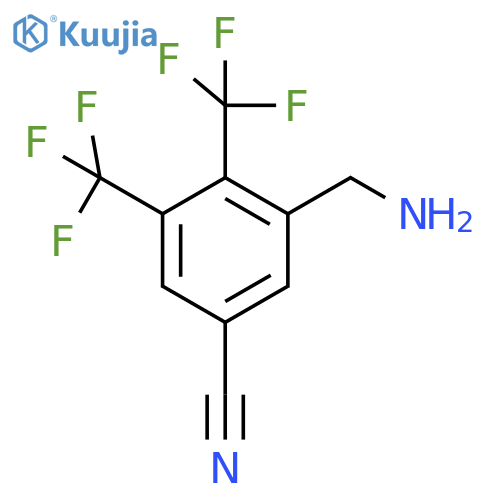 2,3-Bis(trifluoromethyl)-5-cyanobenzylamine structure