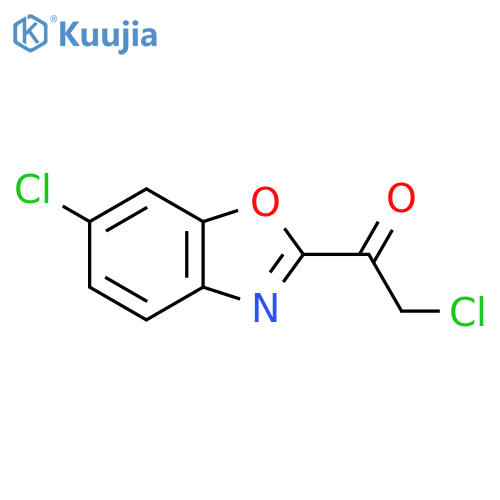 6-Chloro-2-(2-chloroacetyl)benzo[d]oxazole structure