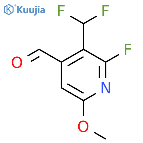 3-(Difluoromethyl)-2-fluoro-6-methoxypyridine-4-carboxaldehyde structure