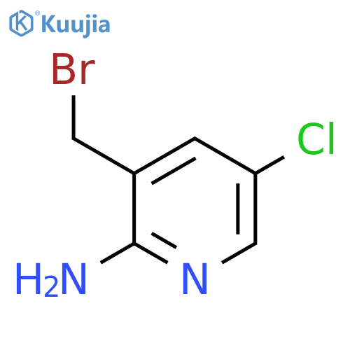2-Amino-3-bromomethyl-5-chloropyridine structure