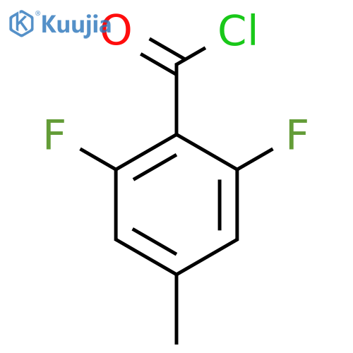 2,6-Difluoro-4-methylbenzoyl chloride structure