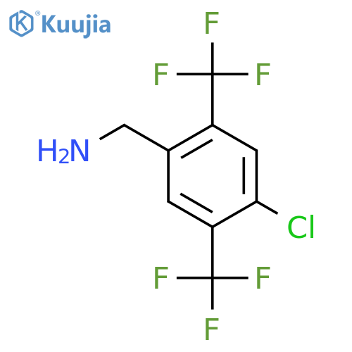 2,5-Bis(trifluoromethyl)-4-chlorobenzylamine structure