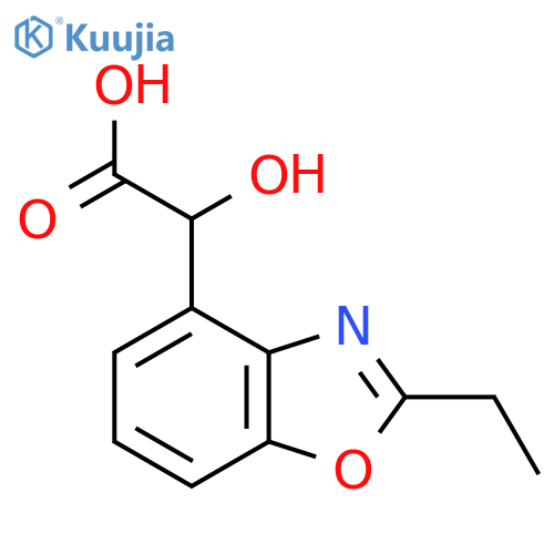 2-(2-Ethylbenzo[d]oxazol-4-yl)-2-hydroxyacetic acid structure