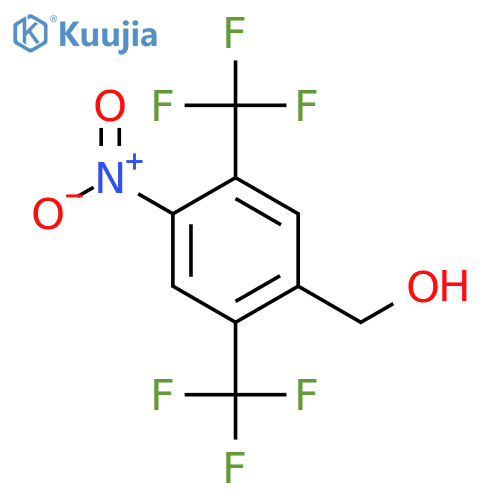 2,5-Bis(trifluoromethyl)-4-nitrobenzyl alcohol structure