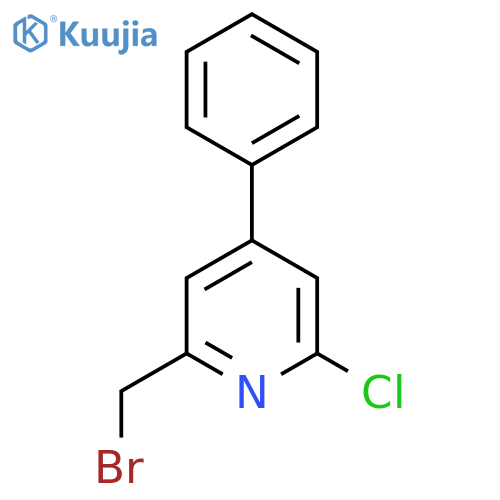 2-Bromomethyl-6-chloro-4-phenylpyridine structure