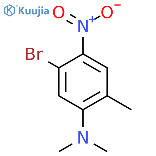 5-Bromo-4-nitro-N,N,2-trimethylaniline structure