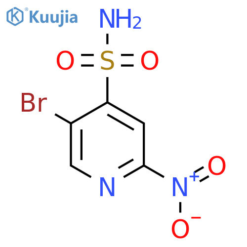 5-Bromo-2-nitropyridine-4-sulfonamide structure