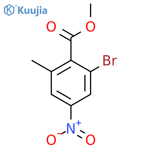 Methyl 2-bromo-6-methyl-4-nitrobenzoate structure