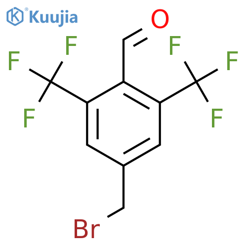 3,5-Bis(trifluoromethyl)-4-formylbenzyl bromide structure