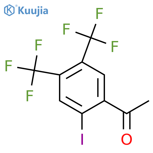 4',5'-Bis(trifluoromethyl)-2'-iodoacetophenone structure