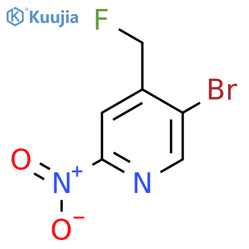 5-Bromo-4-fluoromethyl-2-nitropyridine structure