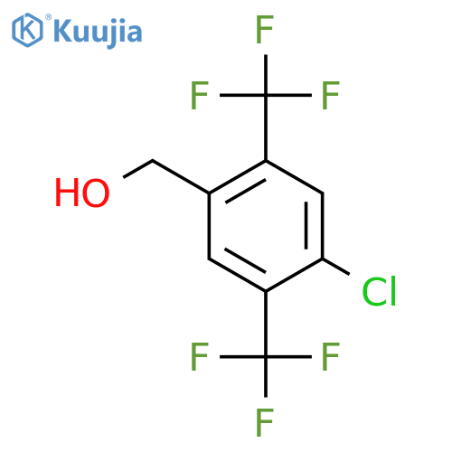 2,5-Bis(trifluoromethyl)-4-chlorobenzyl alcohol structure