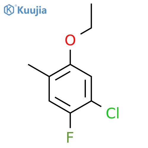 4-Chloro-2-ethoxy-5-fluorotoluene structure
