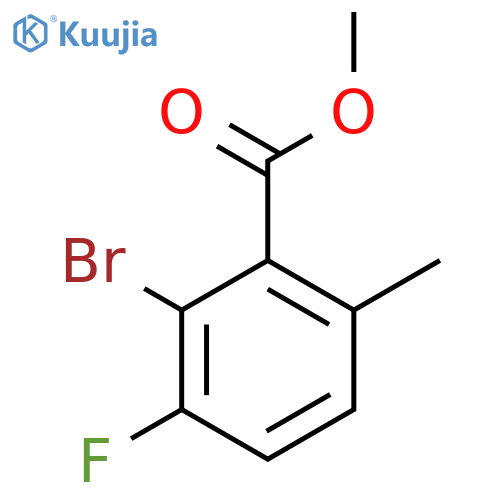 Methyl 2-bromo-3-fluoro-6-methylbenzoate structure