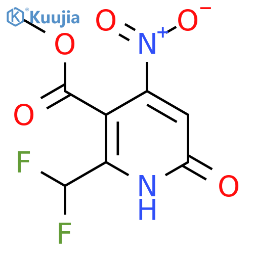Methyl 2-(difluoromethyl)-6-hydroxy-4-nitropyridine-3-carboxylate structure
