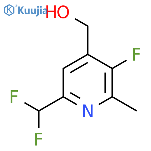 6-(Difluoromethyl)-3-fluoro-2-methylpyridine-4-methanol structure