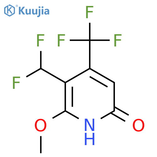 3-(Difluoromethyl)-6-hydroxy-2-methoxy-4-(trifluoromethyl)pyridine structure