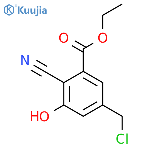 Ethyl 5-chloromethyl-2-cyano-3-hydroxybenzoate structure