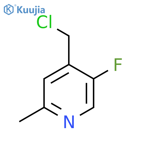 4-Chloromethyl-5-fluoro-2-methylpyridine structure