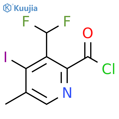 3-(Difluoromethyl)-4-iodo-5-methylpyridine-2-carbonyl chloride structure