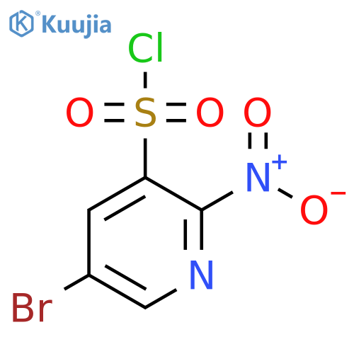 5-Bromo-2-nitropyridine-3-sulfonyl chloride structure