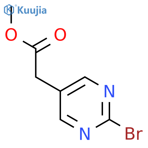 Methyl 2-bromopyrimidine-5-acetate structure