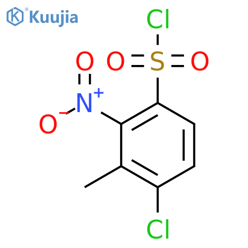 4-Chloro-3-methyl-2-nitrobenzenesulfonyl chloride structure