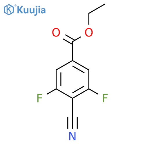 Ethyl 4-cyano-3,5-difluorobenzoate structure