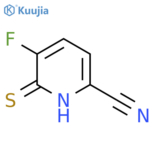 5-Fluoro-6-mercaptopicolinonitrile structure