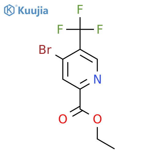 Ethyl 4-bromo-5-(trifluoromethyl)picolinate structure