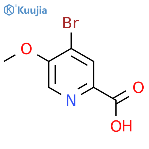 4-Bromo-5-methoxypicolinic acid structure