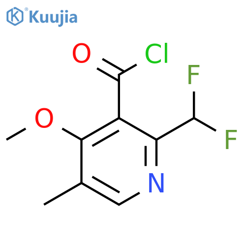 2-(Difluoromethyl)-4-methoxy-5-methylpyridine-3-carbonyl chloride structure