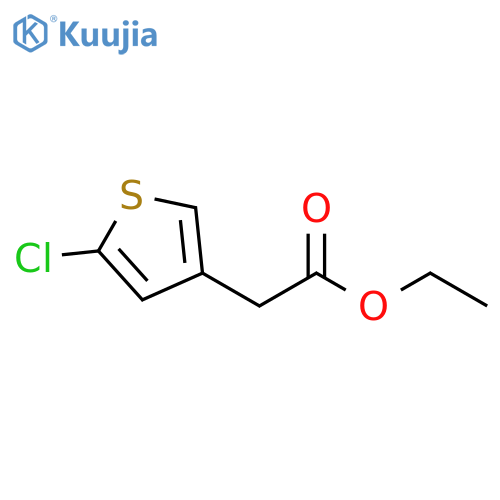 3-Thiopheneacetic acid, 5-chloro-, ethyl ester structure