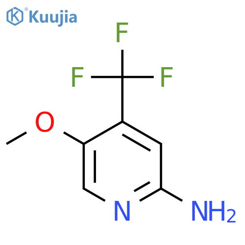 2-Amino-5-methoxy-4-(trifluoromethyl)pyridine structure