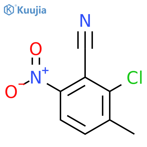2-Chloro-3-methyl-6-nitrobenzonitrile structure