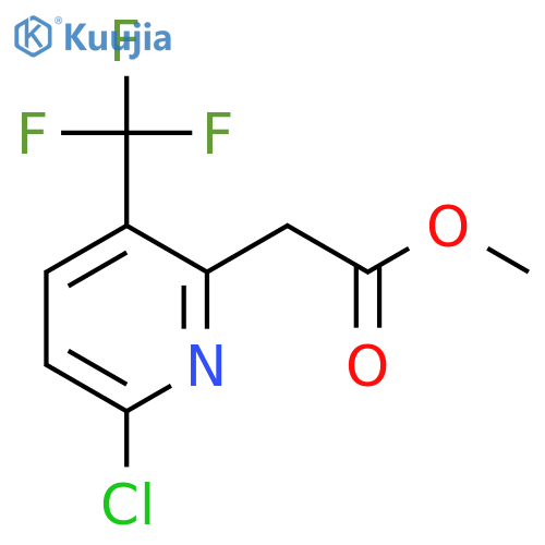 Methyl 6-chloro-3-(trifluoromethyl)pyridine-2-acetate structure