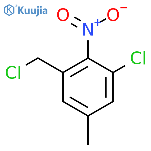 3-Chloro-5-methyl-2-nitrobenzyl chloride structure