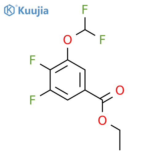 Ethyl 3,4-difluoro-5-(difluoromethoxy)benzoate structure