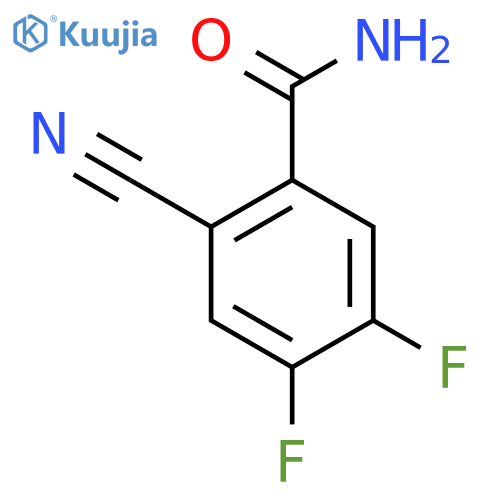 2-Cyano-4,5-difluorobenzamide structure