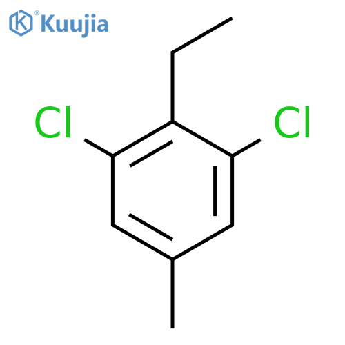 3,5-Dichloro-4-ethyltoluene structure