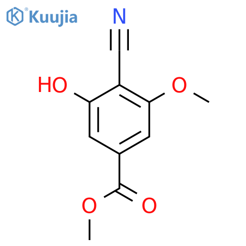 Methyl 4-cyano-3-hydroxy-5-methoxybenzoate structure