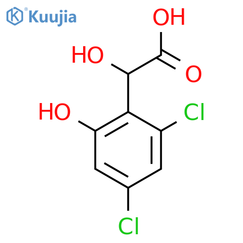 2,4-Dichloro-6-hydroxymandelic acid structure