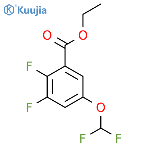Ethyl 2,3-difluoro-5-(difluoromethoxy)benzoate structure