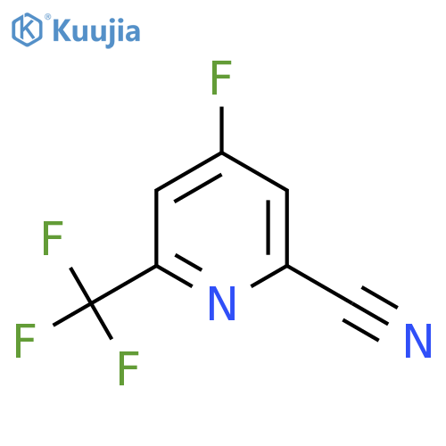 4-Fluoro-6-(trifluoromethyl)picolinonitrile structure
