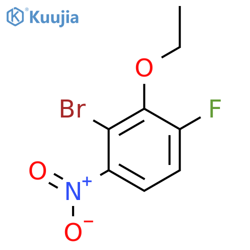 1-Bromo-2-ethoxy-3-fluoro-6-nitrobenzene structure