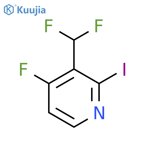 3-Difluoromethyl-4-fluoro-2-iodopyridine structure