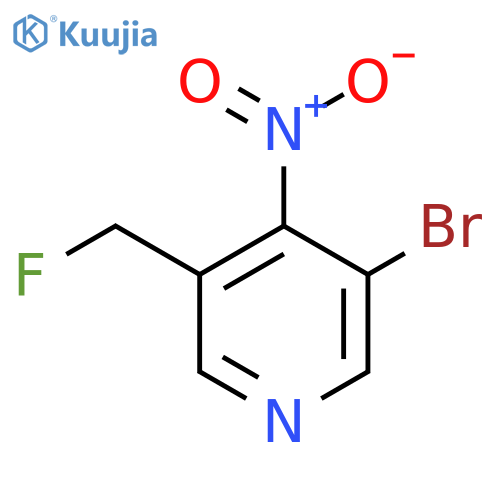 3-Bromo-5-fluoromethyl-4-nitropyridine structure