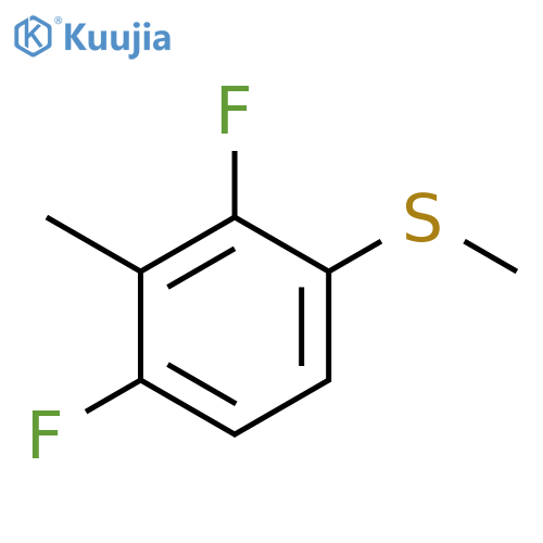 (2,4-Difluoro-3-methylphenyl)(methyl)sulfane structure