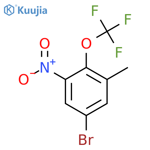 5-Bromo-3-nitro-2-(trifluoromethoxy)toluene structure